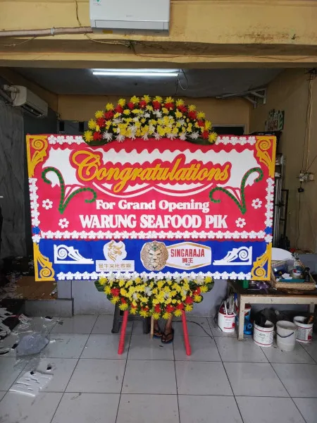 Papan Bunga Ucapan Selamat Batur Selatan Kintamani
